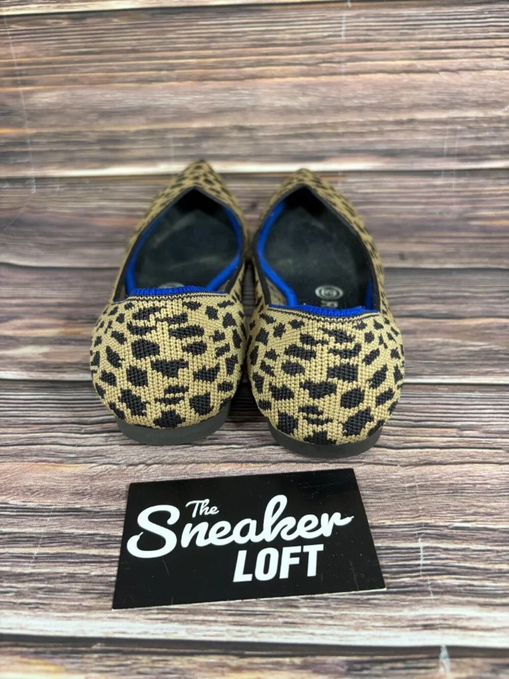 Rothy's The‎ Point Ballet Flats Leopard Print Women's Slip On Shoes Size 8